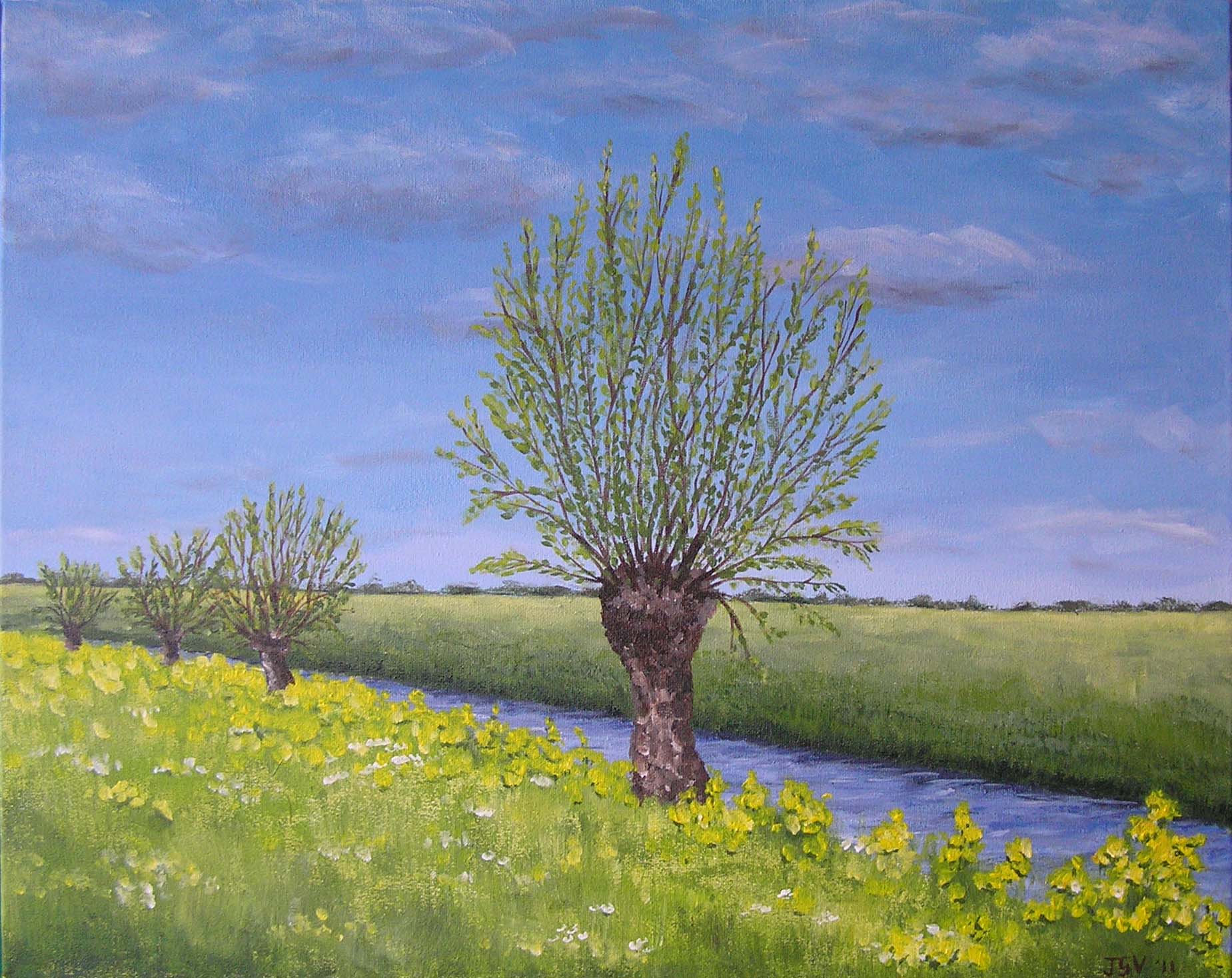 lente in het groene hart