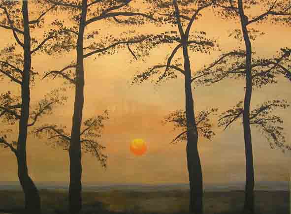 zonsondergang